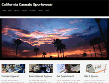 Tablet Screenshot of calcasuals.com